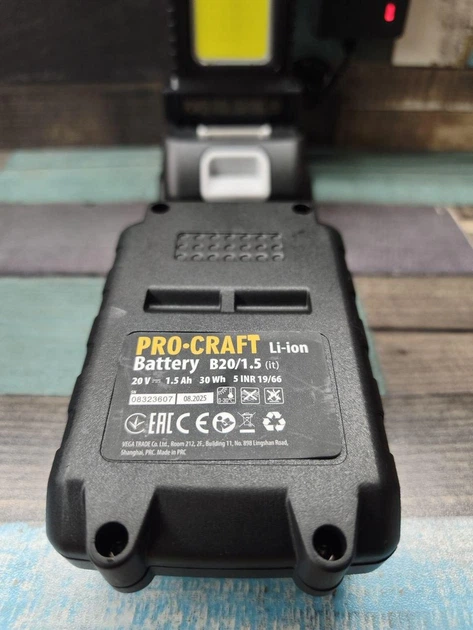 Набор аккумуляторов Procraft 20В 1.5Аг 2шт + LED фонарь или зарядное устройство в подарок Makita type - изображение 7