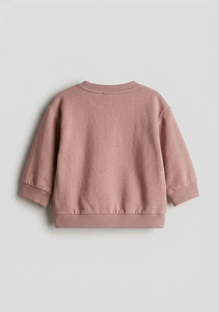 Дитячий світшот для дівчинки H&M 98 см Кавовий (25101501A2) - Фото 2 Дитячий світшот для дівчинки H&M 98 см Кавовий (25101501A2) - изображение 2