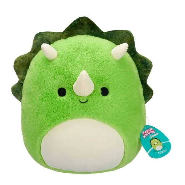 Мягкая игрушка Squishmallows Трицератопс Тристан 30 см Плюш Разноцветный - изображение 7