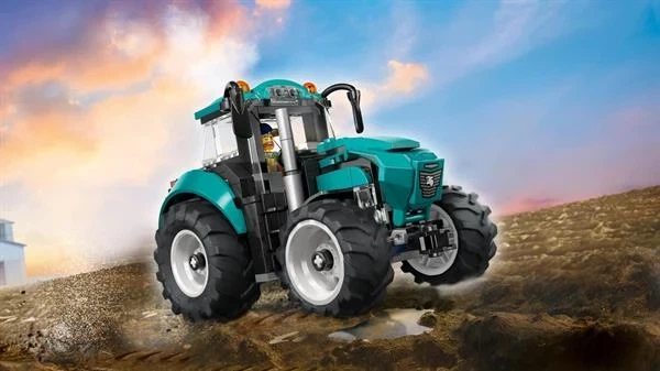 Конструктор LEGO Трактор 60498 204 детали пластик синий-зеленый - изображение 3