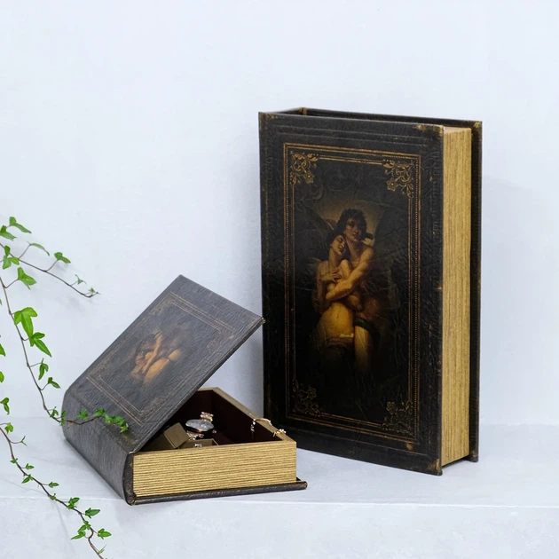 Скринька у формі книги набір з 2-х Закохані Гранд Презент 33-KSH-XZ-PU3009 - Фото 1 Скринька у формі книги набір з 2-х Закохані Гранд Презент 33-KSH-XZ-PU3009 - изображение 1