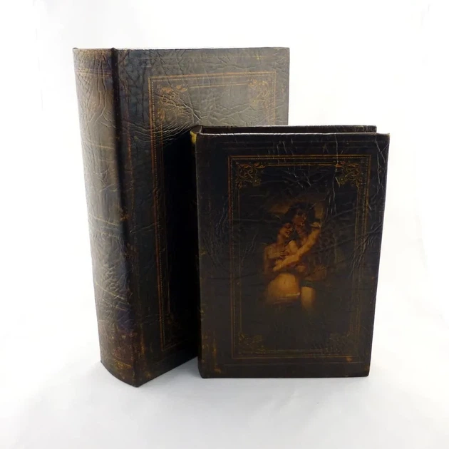 Скринька у формі книги набір з 2-х Закохані Гранд Презент 33-KSH-XZ-PU3009 - Фото 6 Скринька у формі книги набір з 2-х Закохані Гранд Презент 33-KSH-XZ-PU3009 - изображение 6