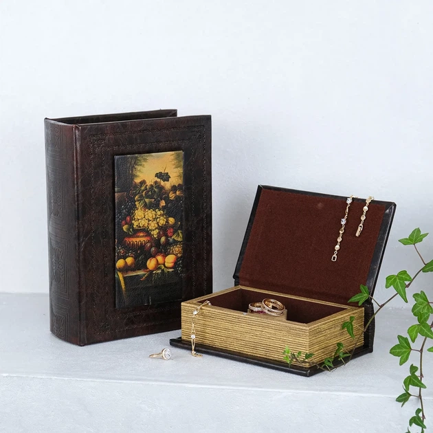 Шкатулка набор из 2-х Фрукты 22-KSH-XZ-PU09125A Гранд Презент 22-KSH-XZ-PU09125A - изображение 4