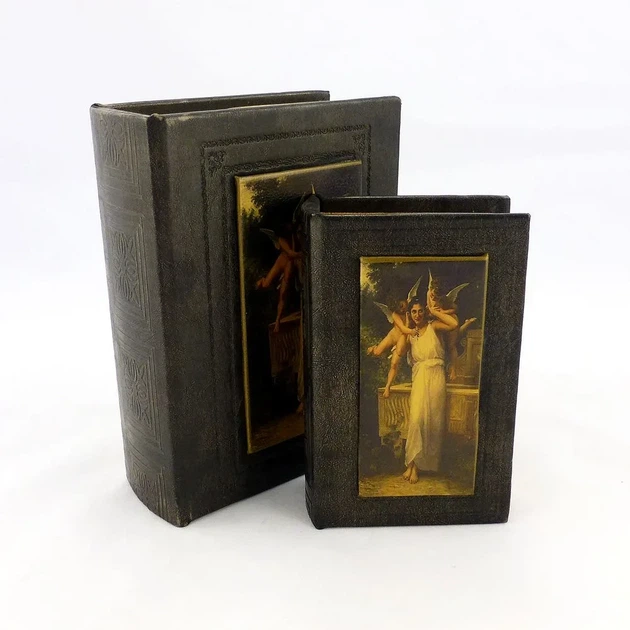 Скринька книга набір з 2-х Плануючі янголи Гранд Презент 22-KSH09132A - Фото 6 Скринька книга набір з 2-х Плануючі янголи Гранд Презент 22-KSH09132A - изображение 6
