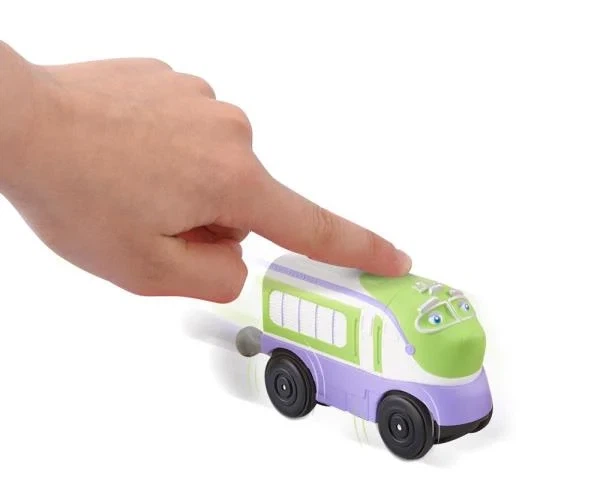 Паровозик на батарейках CHUGGINGTON Коко металевий 80х50 мм літі - зображення 3