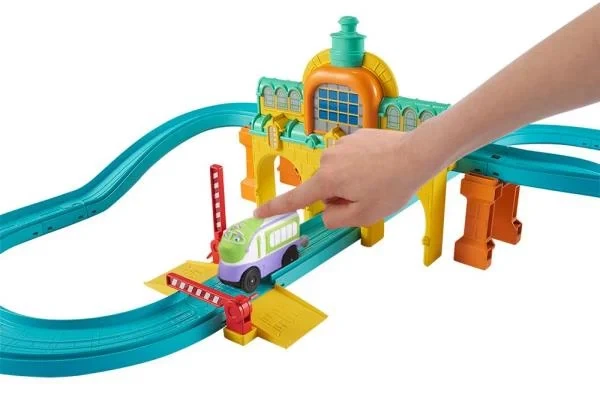 Паровозик на батарейках CHUGGINGTON Коко металевий 80х50 мм літі - зображення 8