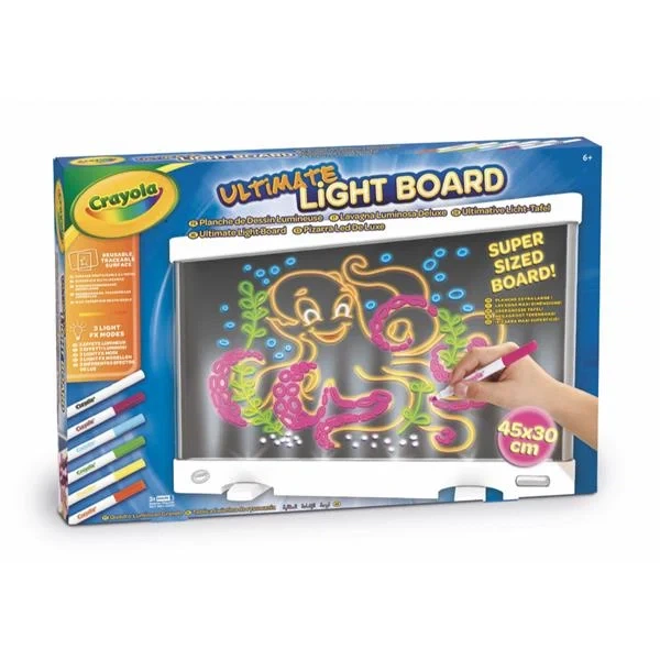 Дошка для малювання Crayola Kits з підсвічуванням та фломастерами (74-7504-M) - Фото 1 Дошка для малювання Crayola Kits з підсвічуванням та фломастерами (74-7504-M) - зображення 1
