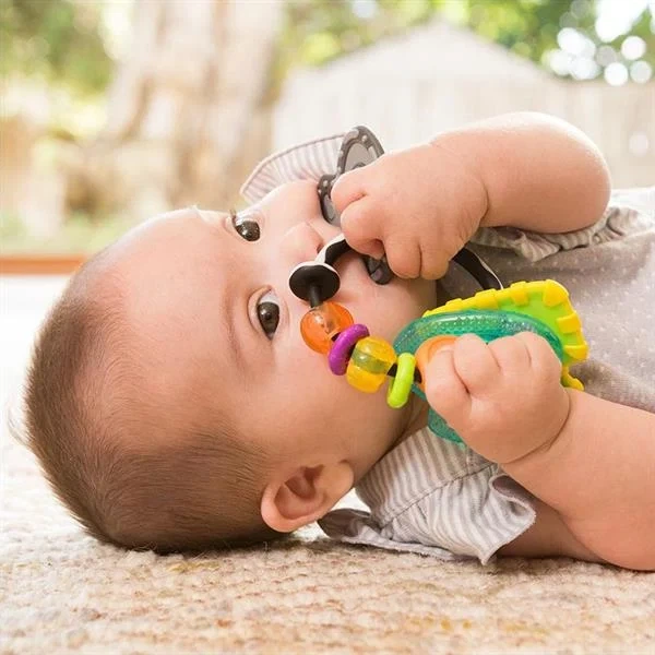 Прорезыватель для зубов Infantino Ключики массажирующий пластик 1 шт - изображение 3