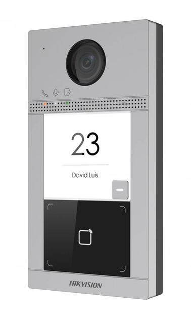 IP-відеопанель Hikvision DS-KV8113-WME1(C)/Europe BV 2Мп 124° Wi-Fi PoE - зображення 2