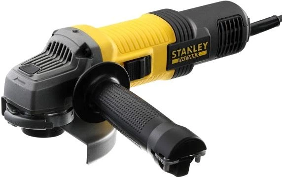 Шлифмашина угловая Stanley FatMax 850 Вт 125 мм с выключателем NVR и кейсом FMEG220K-QS - Фото 2 Шлифмашина угловая Stanley FatMax 850 Вт 125 мм с выключателем NVR и кейсом FMEG220K-QS - изображение 2