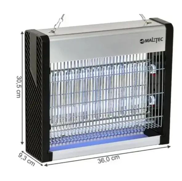 Истребитель насекомых Maltec Ego-02 16 W/220В 70 кв.м 360х305х93 мм - изображение 6
