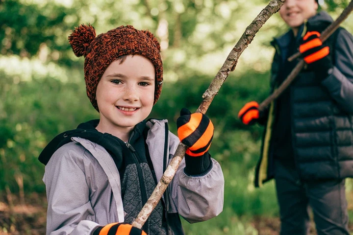 Рукавички водонепроникні Dexshell Children Mitten L 88% поліамід Яскравий - зображення 4