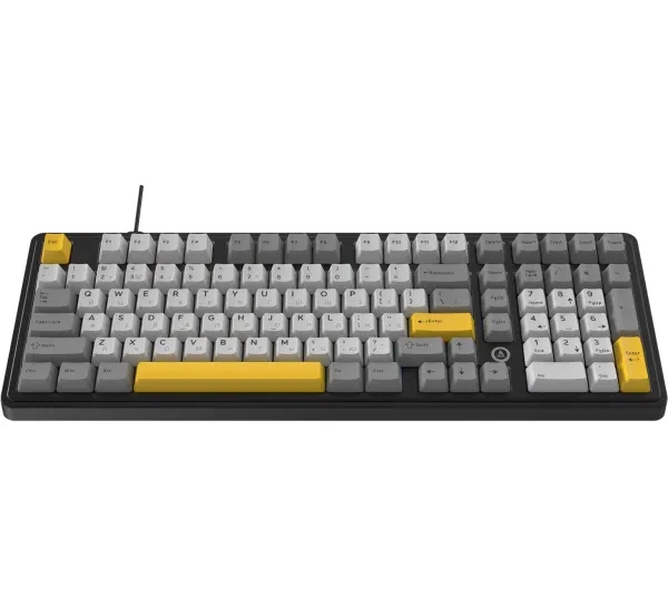 Клавиатура Ajazz ak980 max Magnetic switches Black Gray Yellow (ak980-max-m-bgy) - Фото 2 Клавиатура Ajazz ak980 max Magnetic switches Black Gray Yellow (ak980-max-m-bgy) - изображение 2