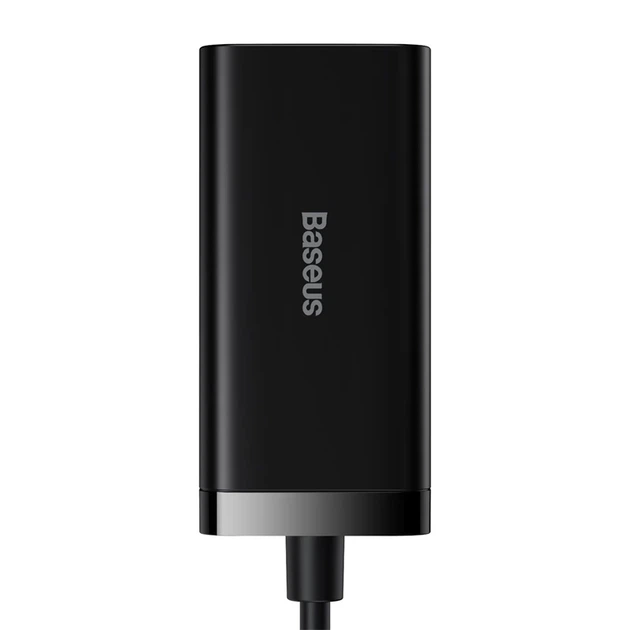 Мережевий зарядний пристрій Baseus GaN3 Pro Desktop Fast Charger 2U+2C 100W EU Black - Фото 4 Мережевий зарядний пристрій Baseus GaN3 Pro Desktop Fast Charger 2U+2C 100W EU Black - изображение 4