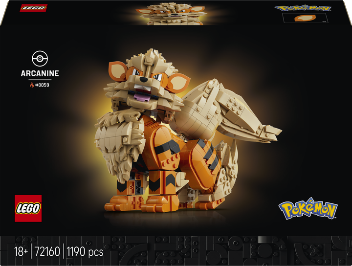 Конструктор LEGO Pokemon Арканайн 1190 деталей (72160) - Фото 1 Конструктор LEGO Pokemon Арканайн 1190 деталей (72160) - зображення 1
