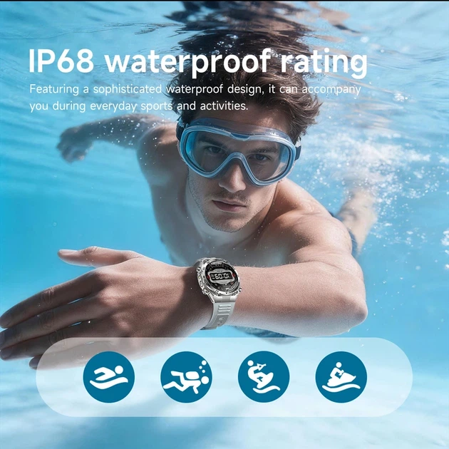 Розумний смарт годинник Smart Flash Rubber Silver - зображення 11