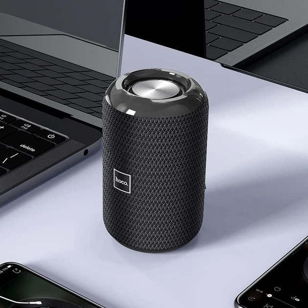 Портативна колонка HOCO HC1 Trendy sound sports wireless speaker Black - Фото 2 Портативна колонка HOCO HC1 Trendy sound sports wireless speaker Black - изображение 2