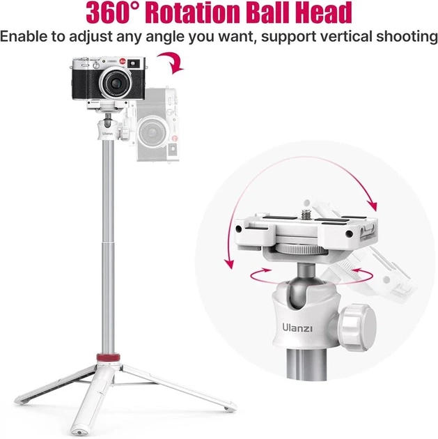 Штатив Ulanzi Vijim Multi-functional Mini Tripod White (UV-2503A MT-44 white) - изображение 5