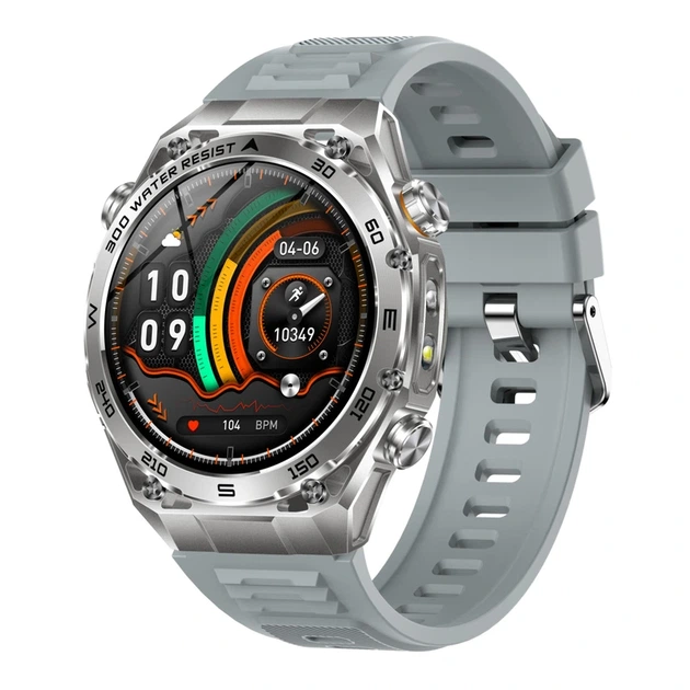 Розумний смарт годинник Smart Flash Steel Silver - зображення 2