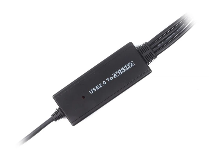 Кабель-переходник Viewcon VE671 USB 2.0 на 4 COM, 1 м - Фото 2 Кабель-переходник Viewcon VE671 USB 2.0 на 4 COM, 1 м - изображение 2