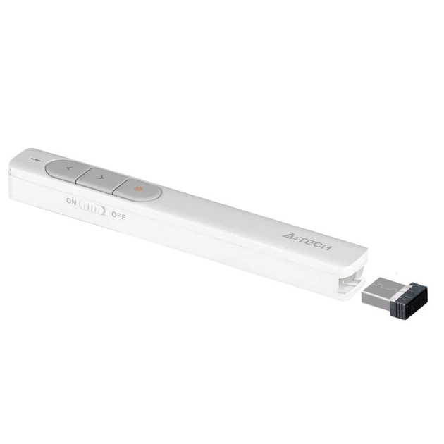 Беспроводная лазерная указка A4Tech LP15, USB цвет белый - изображение 4