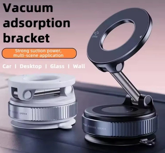 Магнитный держатель для телефона K007 Vacuum Magnetic Stand (с присоской и поворотом 360°) - Фото 6 Магнитный держатель для телефона K007 Vacuum Magnetic Stand (с присоской и поворотом 360°) - изображение 6