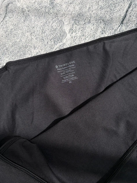 Бавовняні жіночі трусики Thirdlove Pima Cotton Hipster Розмір: 3Х - стегна 138-144 см - Чорний - изображение 4