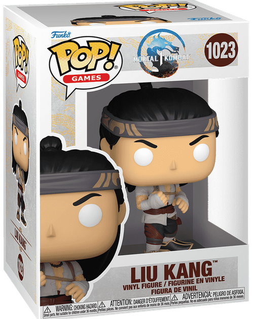 Фигурка Funko Pop! GAMES: Mortal Kombat — #1023 Liu Kang (God of Fire / Mortal Kombat 1), Лю Кан (Бог Огня) - Фото 1 Фигурка Funko Pop! GAMES: Mortal Kombat — #1023 Liu Kang (God of Fire / Mortal Kombat 1), Лю Кан (Бог Огня) - изображение 1