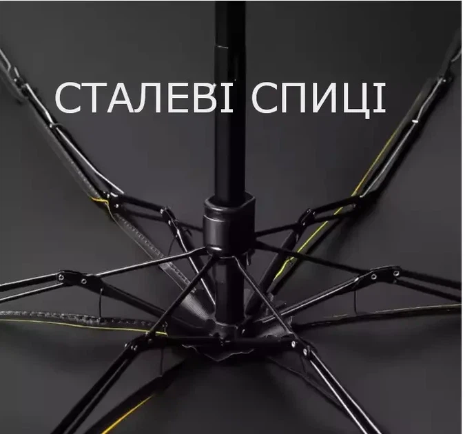 Сложная мини-парасоля от дождя и солнца с футляром, цвет бордовый - изображение 5