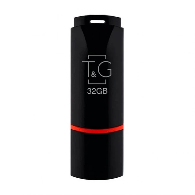 Флеш-память USB 2.0 T&G Classic 32GB пластик черный - Фото 1 Флеш-память USB 2.0 T&G Classic 32GB пластик черный - изображение 1