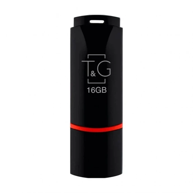 Флеш-память USB 2.0 T&G Classic 16GB пластик черный - Фото 1 Флеш-память USB 2.0 T&G Classic 16GB пластик черный - изображение 1