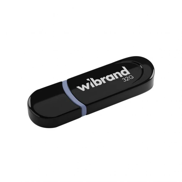 Флеш-память USB 32GB Wibrand Panther USB 2.0 пластик черный - Фото 1 Флеш-память USB 32GB Wibrand Panther USB 2.0 пластик черный - изображение 1
