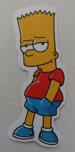 Стикер этикетка наклейка самоклейка Bart 2 (9,5см х 3,5см) - Фото 1 Стикер этикетка наклейка самоклейка Bart 2 (9,5см х 3,5см) - изображение 1
