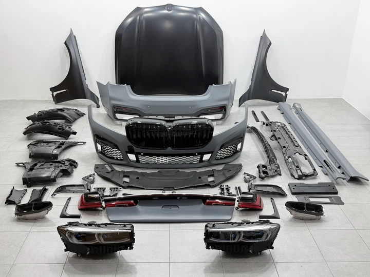 Комплект обвеса рестайлинг M760 BLACK LCI 2019+ для BMW 7 series G12 2015-2019 для BMW 7 series G11 / G12 2015-2022 (8995) - изображение 3
