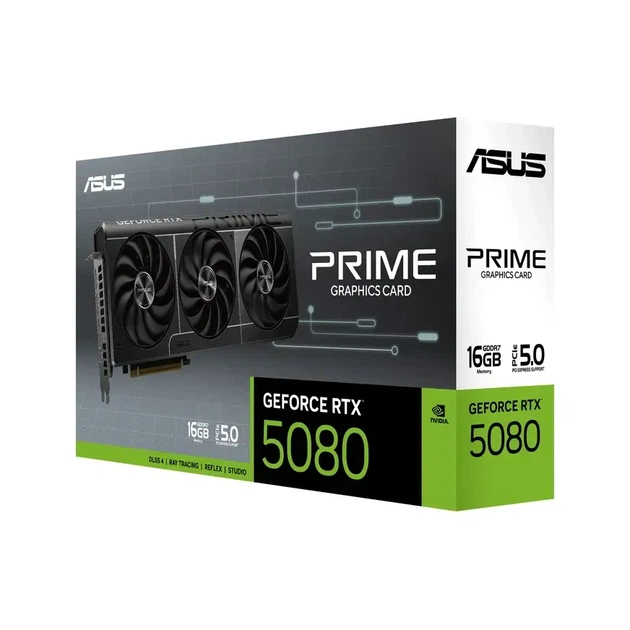 Відеокарта Asus PRIME GeForce RTX 5080 (PRIME-RTX5080-16G) - Фото 13 Відеокарта Asus PRIME GeForce RTX 5080 (PRIME-RTX5080-16G) - зображення 13