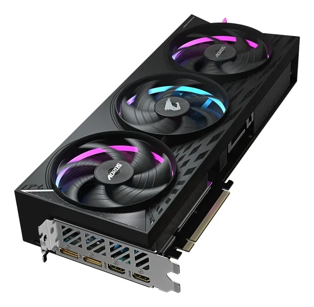 Видеокарта GIGABYTE AORUS Radeon RX 9070 XT ELITE 16G (GV-R9070XTAORUS E-16GD) - Фото 4 Видеокарта GIGABYTE AORUS Radeon RX 9070 XT ELITE 16G (GV-R9070XTAORUS E-16GD) - изображение 4