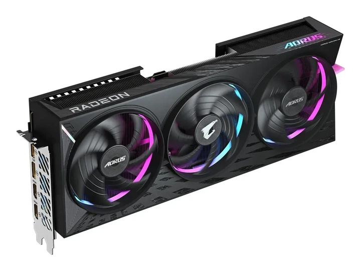 Видеокарта GIGABYTE AORUS Radeon RX 9070 XT ELITE 16G (GV-R9070XTAORUS E-16GD) - Фото 5 Видеокарта GIGABYTE AORUS Radeon RX 9070 XT ELITE 16G (GV-R9070XTAORUS E-16GD) - изображение 5