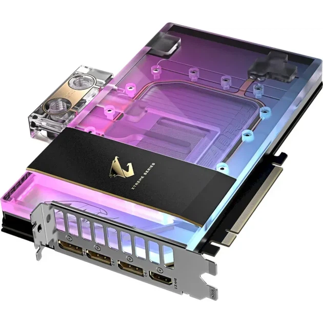 Видеокарта GIGABYTE AORUS GeForce RTX 5090 XTREME WATERFORCE WB 32G (GV-N5090AORUSX WB-32GD) - Фото 3 Видеокарта GIGABYTE AORUS GeForce RTX 5090 XTREME WATERFORCE WB 32G (GV-N5090AORUSX WB-32GD) - изображение 3