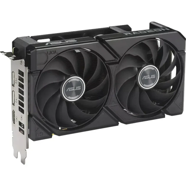 Видеокарта Asus Dual Radeon RX9060XT 8G GDDR6 (DUAL-RX9060XT-8G) - Фото 3 Видеокарта Asus Dual Radeon RX9060XT 8G GDDR6 (DUAL-RX9060XT-8G) - изображение 3