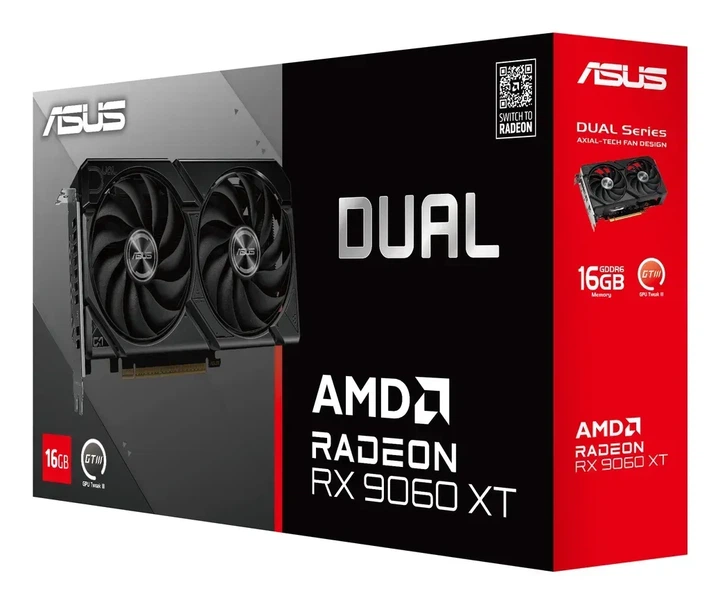 Видеокарта ASUS DUAL-RX9060XT-16G (90YV0LG2-M0NA00) - изображение 12