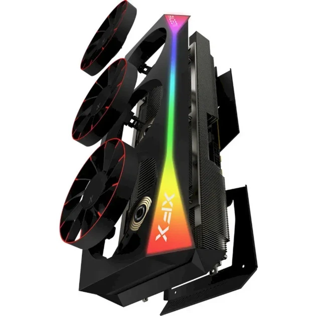 Видеокарта XFX Mercury AMD Radeon RX 9070XT OC Magnetic Air Edition with RGB (RX-97TMARGB9) - изображение 5