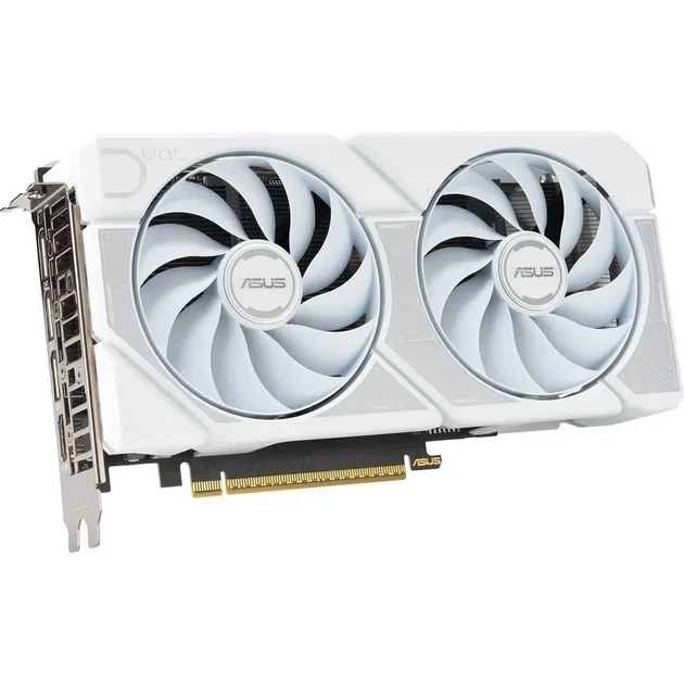 Видеокарта Asus Dual GeForce RTX 5060 Ti White OC (DUAL-RTX5060TI-O16G-WHITE) - Фото 7 Видеокарта Asus Dual GeForce RTX 5060 Ti White OC (DUAL-RTX5060TI-O16G-WHITE) - изображение 7