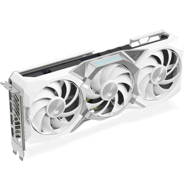 Видеокарта Acer Radeon RX 9070 XT Predator BiFrost OC White (DP.Z4FWW.P02) - Фото 3 Видеокарта Acer Radeon RX 9070 XT Predator BiFrost OC White (DP.Z4FWW.P02) - изображение 3