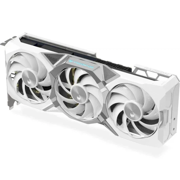 Видеокарта Acer Radeon RX 9070 XT Predator BiFrost OC White (DP.Z4FWW.P02) - Фото 4 Видеокарта Acer Radeon RX 9070 XT Predator BiFrost OC White (DP.Z4FWW.P02) - изображение 4