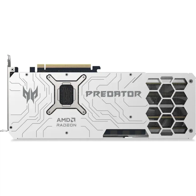 Видеокарта Acer Radeon RX 9070 XT Predator BiFrost OC White (DP.Z4FWW.P02) - Фото 6 Видеокарта Acer Radeon RX 9070 XT Predator BiFrost OC White (DP.Z4FWW.P02) - изображение 6