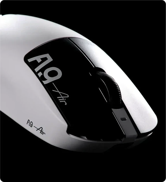 Игровая беспроводная мышь ATK Dragonfly A9 Air Plus Shadow White сенсор PAW3955 (2,4\Bluetooth\USB), 50000 DPI, 8000 Гц, 47 грамм - Фото 7 Игровая беспроводная мышь ATK Dragonfly A9 Air Plus Shadow White сенсор PAW3955 (2,4\Bluetooth\USB), 50000 DPI, 8000 Гц, 47 грамм - изображение 7