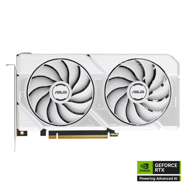 Видеокарта Asus Dual GeForce RTX 5060 White (DUAL-RTX5060-8G-WHITE) - Фото 1 Видеокарта Asus Dual GeForce RTX 5060 White (DUAL-RTX5060-8G-WHITE) - изображение 1