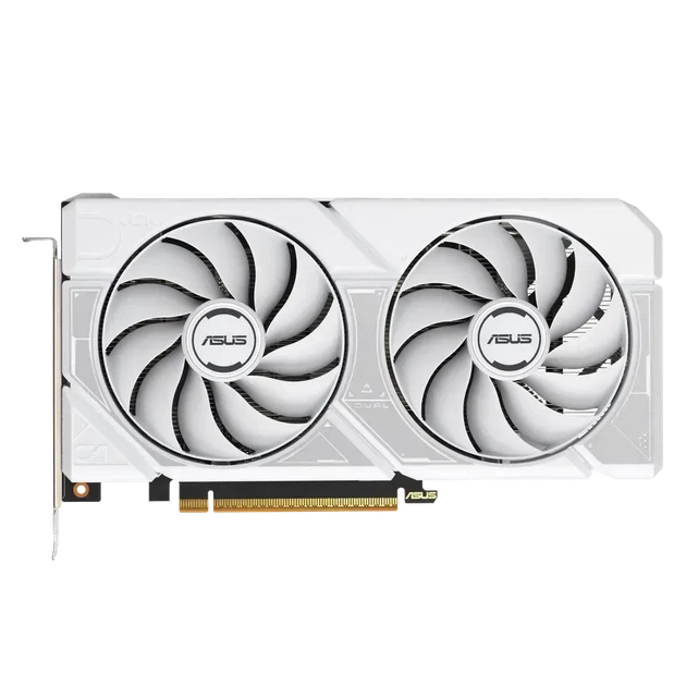 Видеокарта Asus Dual GeForce RTX 5060 White (DUAL-RTX5060-8G-WHITE) - Фото 2 Видеокарта Asus Dual GeForce RTX 5060 White (DUAL-RTX5060-8G-WHITE) - изображение 2