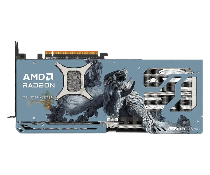 Видеокарта ASRock Radeon RX 9070 XT Monster Hunter Wilds Edition (RX9070XT MH 16G) - изображение 6