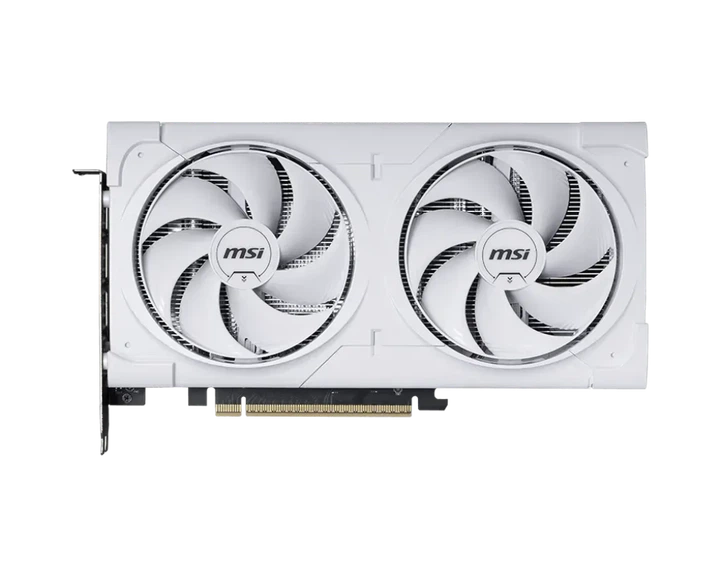 Видеокарта MSI GeForce RTX 5060 Ti VENTUS 2X WHITE PLUS (RTX 5060 Ti 8G VENTUS 2X WHITE PLUS) - изображение 2